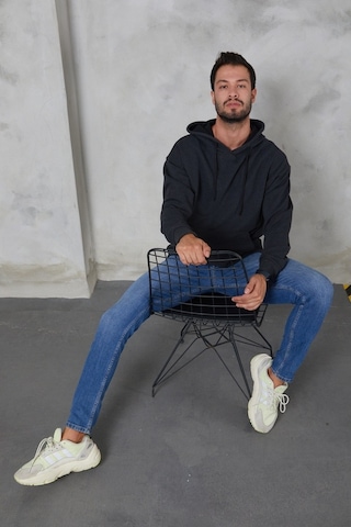 Twenty3 Erkek Oversize Kapüşonlu Kanguru Cepli Ribanalı Uzun Ko (556536066)