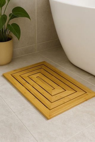 Vıchy Bambu Paspas Br-6701 60x40 X6 Ahşap