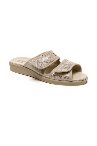Sandalet Kadın 5688 Green Life Stretch Women's Footwear Beige Bej