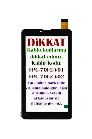 Syrox Syx-T704 Dokunmatik Siyah - Model 2