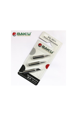 Bk-9033 Baku Havya Ucu Seti 3 Parça Balta / Sivri / Eğimli