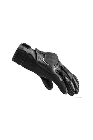 Spidi Nkd Leather Deri Motosiklet Eldiveni Siyah