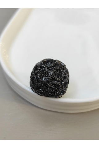 Fantazi Siyah Halkalı Yüzük