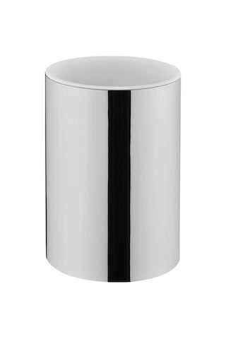 Nest Trendy A44614 Diş Fırçalığı, Tezgah Üzeri, Krom Siyah