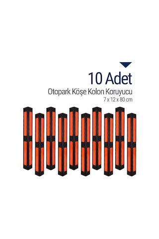 Otopark Köşe Kolon Koruyucu, Koruma 10'Lu Set (534231251)