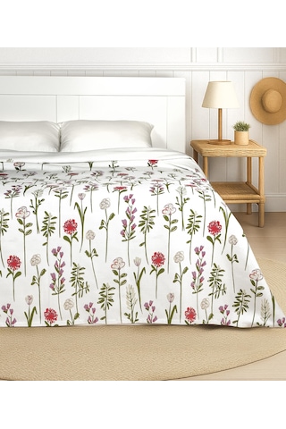 Menderes Home Cotton Collection Tek Kişilik Pike Fleur Çok Renkli