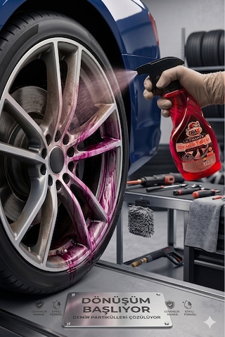 Autobase Jant Temizleyici Ve Demir Tozu Temizleyici Sprey 500 Ml