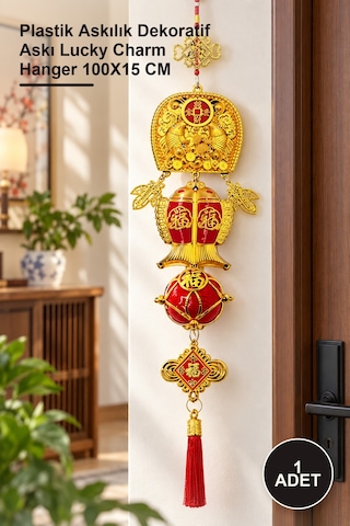 1 Adet Şans Ve Bereket Askılık Plastik Askılık Dekoratif Askı Lucky Charm Hanger 100x15 Cm Diğer