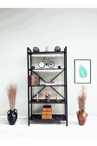 Tanraf Erciyes Telli Black Kitaplık