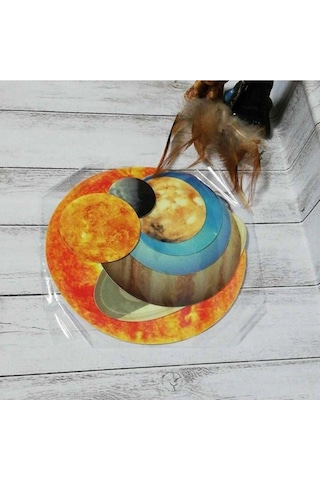 Karanlıkta Parlayan Uzay Güneş Ve Gezegenler Duvar Sticker