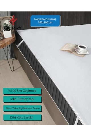 100x200 Cm Tek Kişilik Alez, Lastikli Tek Kişilik Alez , Bebek Alezi, Yatak Koruyucu