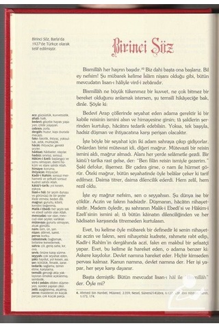 Sözler Yeni Tanzim Orta Boy (Lügatçe, Dipnot, İndex) (Kod: 798...