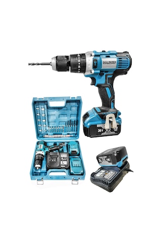 Bulldozer 3200 W 36V 5ah Darbeli Çift Akülü Şarjlı Vidalama