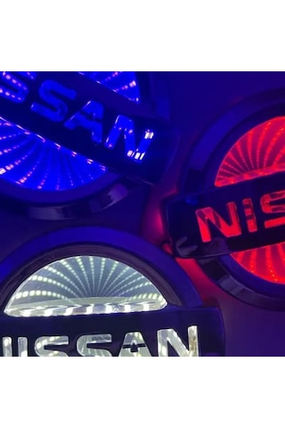 Nissan Işıklı Araba Logosu İçin Kullanılan Otomobil Işıklı Led Arka Stop Lambası