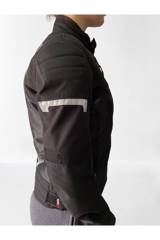 Forte Gt Inferno Kadın Motosiklet Montu 4 Mevsim Siyah Renk