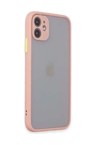 Apple, Uyumlu iPhone 11 Kılıf Montreal Silikon Kapak - Pembe