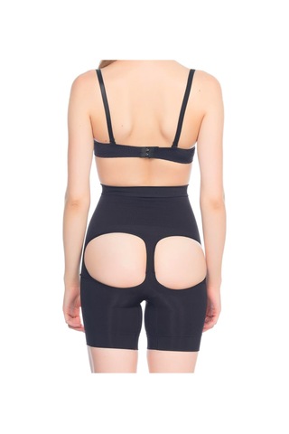 Pastimore Popo Açık Paçalı Siyah Korse Siyah
