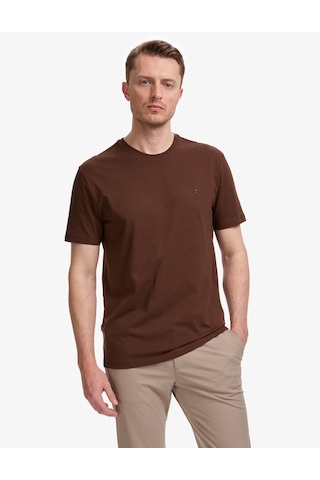 Pierre Cardin Erkek Koyu Kahverengi Tişört Basic 50325299-vr084
