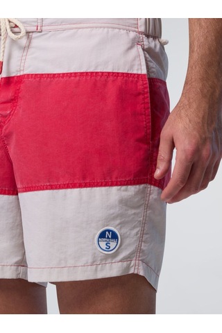 North Sails Volley Erkek Deniz Şortu 44cm-33464 Çok Renkli