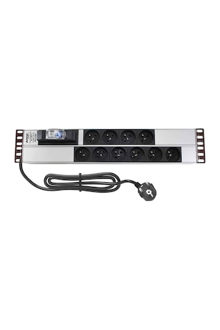 Amp Connect 19" 2u 10 Ups / Fransız Soketli 16a Otomatik Sigorta Koruyuculu Alüminyum Kabin Prizi Pdu Amp Connect 19" 2u 10 Ups / Fransız Soketli 16a Otomatik Sigorta Koruyuculu Alüminyum Kabin Prizi Pdu
