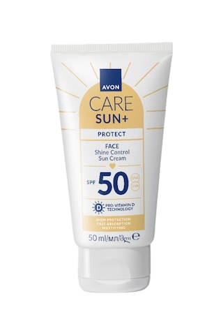 Avon Sun+ Protect Yüz İçin Parlaklık Kontrolü Güneş Kremi SPF50 50 ML