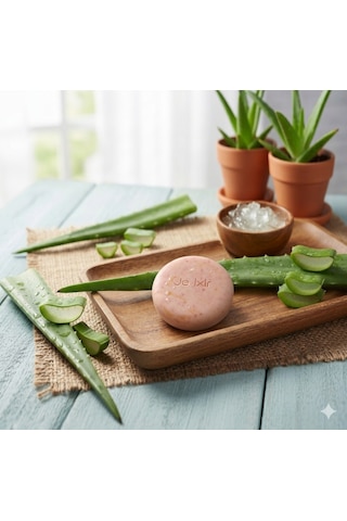 Je İxir %100 Doğal El Yapımı Aloe Vera Sabunu Kokusuz - Bitki
