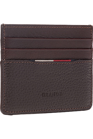 Kahve Cüzdan & Kartlık Unisex 867 Grande Deri Cüzdan Kartlık kahverengi
