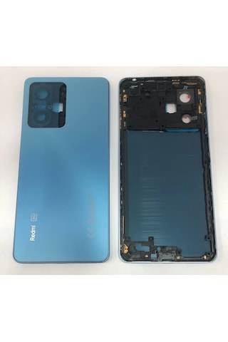 Xiaomi Redmi Note 12 Pro 5g Kasa Arka Kapak Pil Kapağı - Mavi