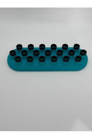 Ceviz Dizayn Standup Kalemlik Ondokuz Gözlü Boya Kalemi Düzenleyici Ressam Kalem Standı