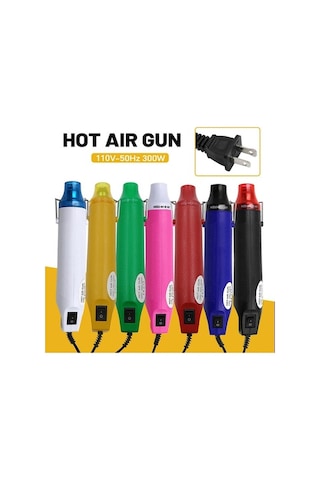 Createtech Elektrikli Sıcak Hava Tabancası - Hızlı Isı 300 W Mini El Isı Tabancası