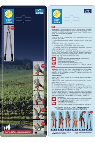 Kıng Tıger Budama Makası Kt-6