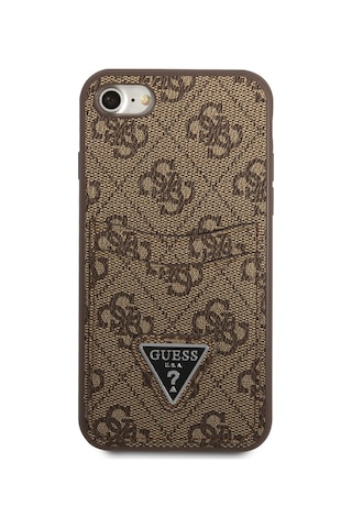 Apple Uyumlu iPhone Se 2020 Kılıf Guess Çift Kart Bölmeli Kapak