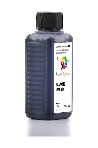 Qc Canon Pixma Ts9550a Uyumlu - 100ml Bk Black Siyah