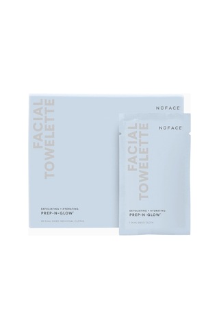 Nuface Prep-n-glow Yüz Temizleme Mendilleri, 20 Adet Temizleyici Mendiller Ve Bantlar