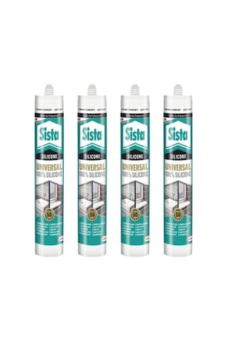 Sista Üniversal Silikon Şeffaf 280ml 4 Adet