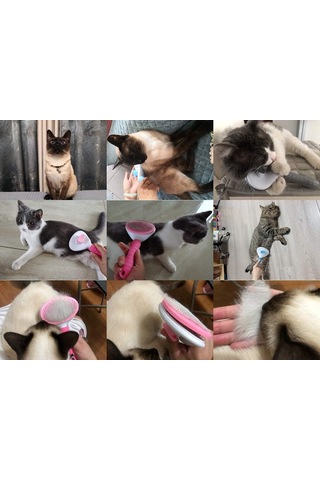 Jialan Kedi Köpek Tarağı Tüy Temizleme Otomatik Temizlenen