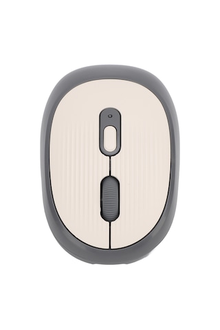 Yuntech01 W300 Kablosuz Fare - 2.4g+bluetooth, 800/1600/2400 Dpı Ayarı, Ultra Sessiz, Chromebook/laptop/pc/mac Uyumlu, Taşınabilir Optik Fare, Star Gri