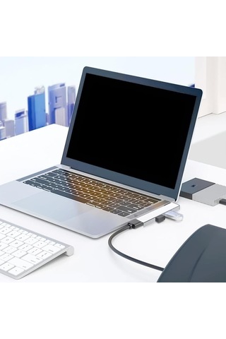 Lexroo Usb Type C 3.0 Hub 3 Portlu Çoklayıcı Çoğaltıcı Dönüştürücü Çevirici Adaptör Usb Type-c1xusb