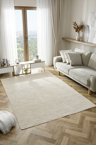 Krem Halı Salon Oturma Odası Çocuk Odası Yatak Odası Halısı 3301