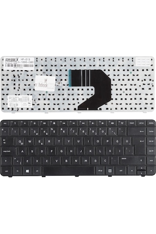 HP Uyumlu 2000-2D00Et, 2000-2D00St, 2000-2D05St Notebook Klavye Siyah