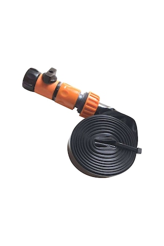 Geeroyoo Çok Amaçlı Bahçe Sprinkleri: 12 Metre Portakal Renkli Pvc Trambolin Sulama Sistemi