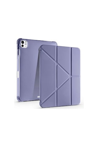 Apple Uyumlu iPad Pro 11 2024 Kılıf Redclick Tri Folding Kalem Şarj Bölmeli Standlı Kılıf