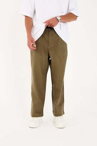 Rocqerx R-4419 Fermuarlı Baggy Pantolon Haki