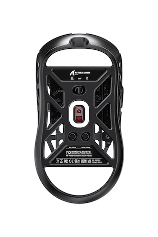 Attack Shark R2 Superlight 4k/8k Paw3950 Kablosuz Oyuncu Magnezyum Mouse Standart