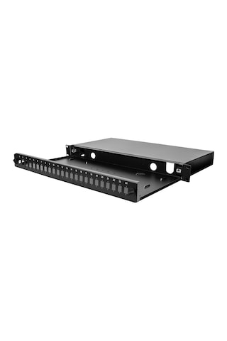 Alfafonet Ecoslide 24 Port Sc-sx/lc-dx 1ru Rack Tipi Siyah Fiber Optik Patch Panel