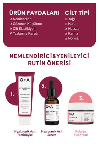 Q+a Hyalüronik Asit Serum 30 Ml