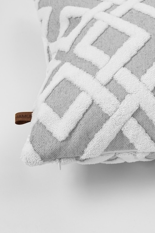 Jakarlı Kırlent 43X43 Cm Mila Gri