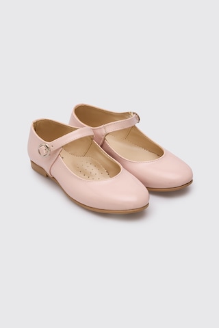 Panço Kız Çocuk Pudra Babet 2612gk10017 Pembe