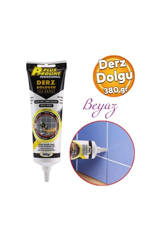 Beyaz Derz Dolgu 380 Gr Fayans, Seramik, Mermer, Duvar Ve Zemin Tadilatı İçin Wc & Banyo Tamir D