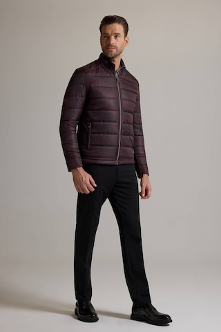 Ysf Erkek Bordo Regular Fit Kaban